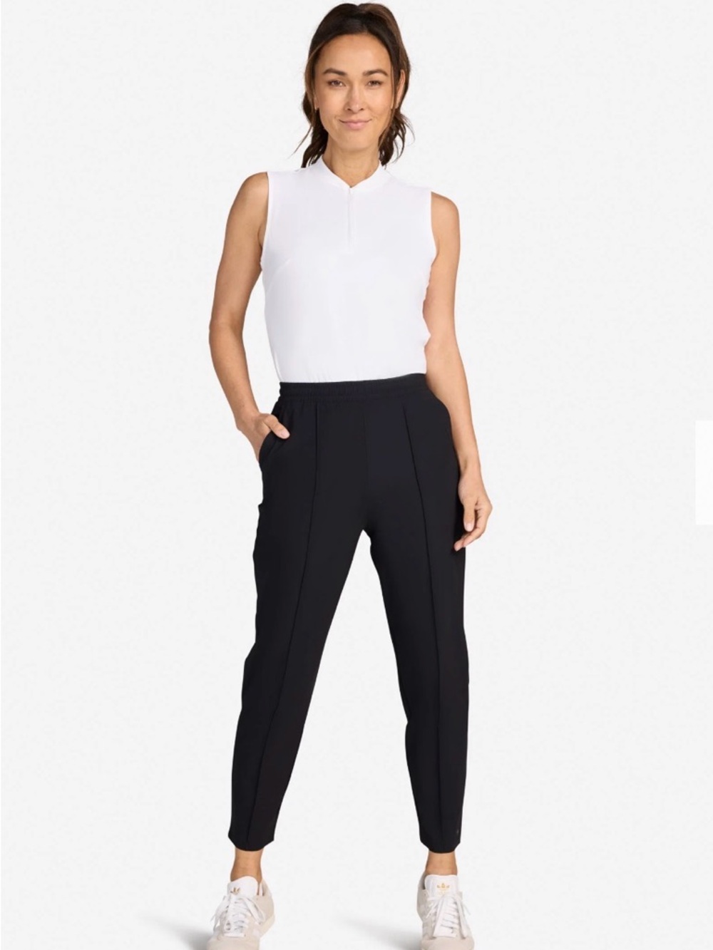 Bad Birdie Golf Women's Black Pull-On Tapered Pants